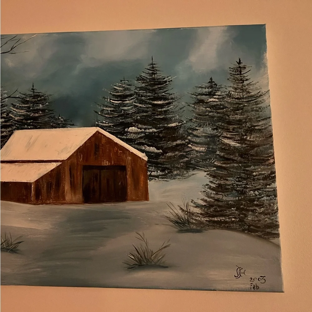 Painting, acrylic, canvas 24/18 - Picture 2 of 3